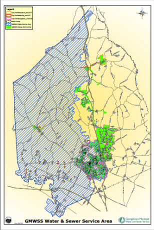 GMWSS Water/Sewer/Garbage Service Areas